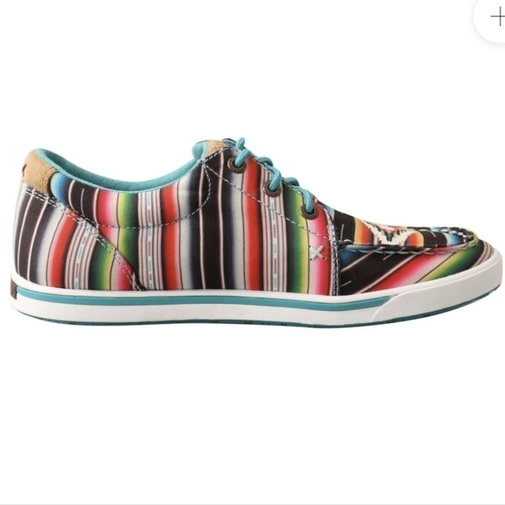 Twisted X &Hooey Womens Aztec Loafer Slip on shoes sz sz 6M